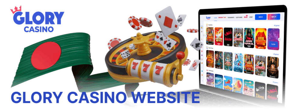 Glory Casino website for Bangladeshi players